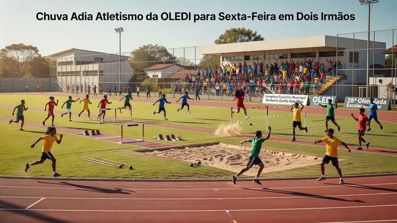 Chuva Adia Atletismo da OLEDI para Sexta-Feira em Dois Irmãos