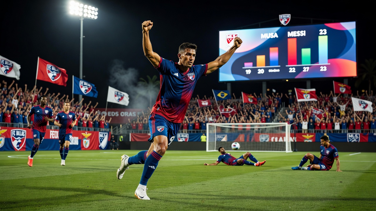 Musa Dispara pelo FC Dallas e Só Perde para Messi na MLS