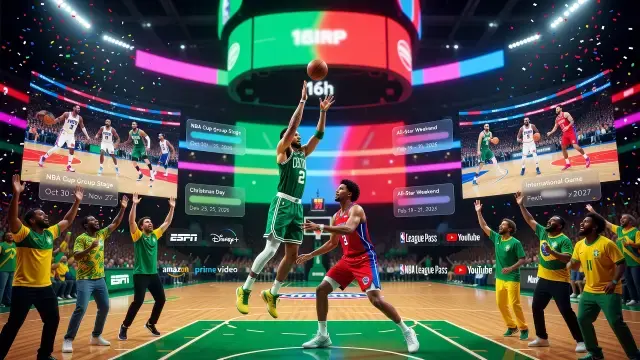 NBA Define Calendário 2026/27 com Celtics-Pistons Abrindo a Temporada