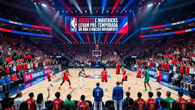Rockets e Mavericks Levam Pré-Temporada da NBA a Macau Novamente